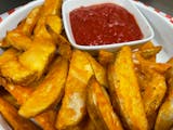 Potato Wedges with Cheese & Bacon Bits