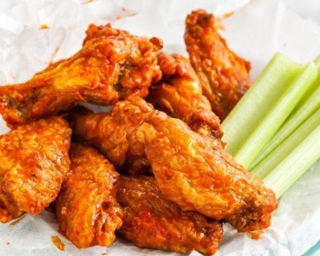 Order Authentic Buffalo Wings - 10 Pieces food online from Fresh Pizza store, Ridgewood on bringmethat.com