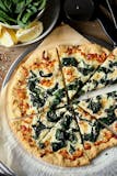 Spinach White Pizza