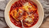 Four Cheese Ravioli with Mushrooms