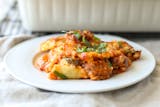 Four Cheese Ravioli with Sausage