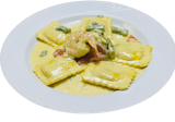 Maryland blue crab ravioli