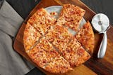 Chicago Thin Crust Cheese Pizza with Three Toppings