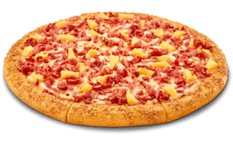 Personalized Hungry Howie's Pizza Logo Yellow And White Hawaiian