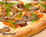 Meatball Pizza