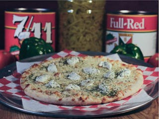White Supreme Pizza