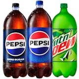 Pepsi Sodas - 2 Liter Bottle