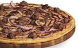 Gluten Free Impossible Beef BBQ Pizza