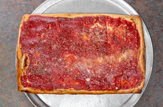 Upside down pizza