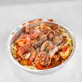 Shrimp Fra Diavolo with Clams