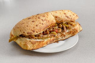 Steak, Peppers, Onions & Mushrooms Sub