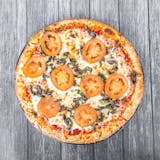 #11 Margherita Pizza Flat Crossed Pizza