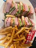 Ham & Cheese Club Sandwich