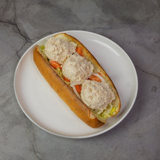 White Tuna & Cheese Sub