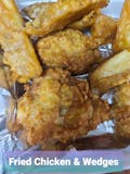 4 Pieces Mixed Chicken & 8 Pieces Potato Wedges