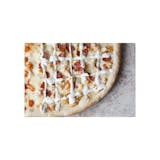 White Pizza with Chicken & Turkey Bacon Ranch