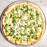 Sicilian White Pizza with Broccoli