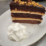 Peanut Butter Mile High Chocolate Cake