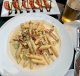 Penne Carbonara with Chicken