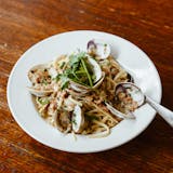 Linguine alla Vongole with Red Clam Sauce