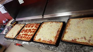Plain Sicilian Cheese Pizza