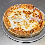 Deep Dish Double Crust Cheese Pizza