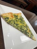Spinach Alfredo Pizza Slice