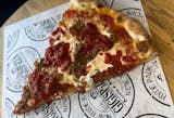 Eggplant & Ricotta Pizza Slice
