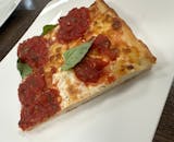 Grandma Cheese Pizza Slice
