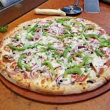 Vegetarian Thick Crust Pizza