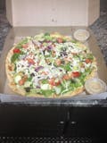 Personal Greek Salad Pizza