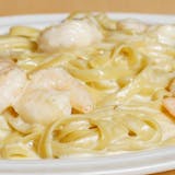 Fettuccini Alfredo With Shrimp