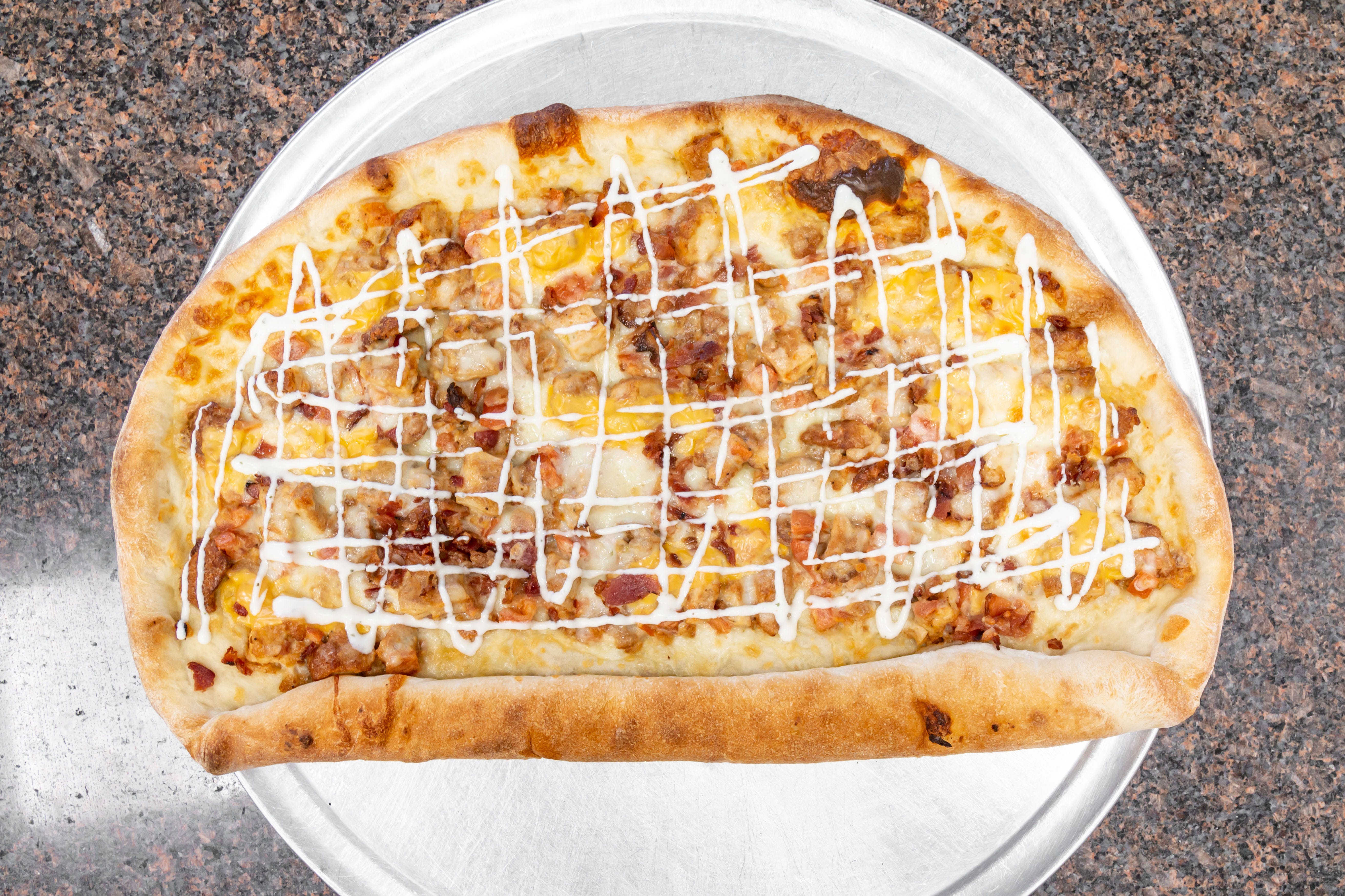 Bacon Chicken Ranch Pizza