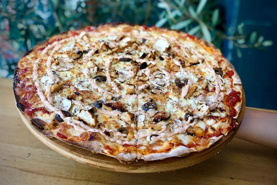 2. BBQ Chicken Pizza