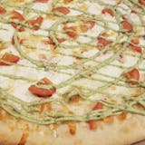 Pesto Fresh Mozzarella Pizza Slice