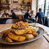Baked Potato Wedges with Garlic & Parsley