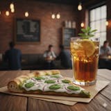 Green and White Special Pizza Slice