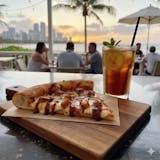 BBQ Chicken Pizza Slice