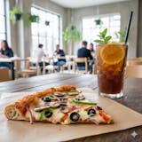 Vegetarian Special Pizza Slice