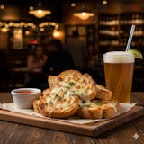 Buttery Toasted French Bread with Cheese