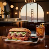 Meatball Sandwich with Meat Sauce