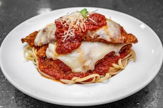 Pasta with Chicken Parmigiana