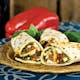 Eggplant & Roasted Peppers Wrap