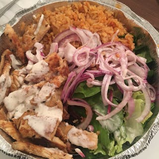 Grilled Chicken Gyro Platter