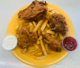 Fried Chicken with Fries
