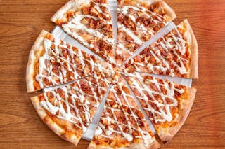 Bacon Chicken Ranch Pizza