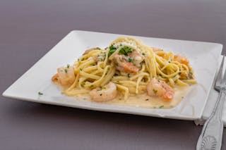 H-17. Shrimp in Garlic Cream Sauce Pasta