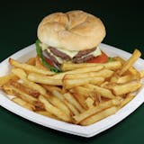 Pedone's Double Burger with Fries