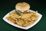 Pedone's Double Burger with Fries