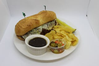 Classic Chicago Italian Beef Sandwich